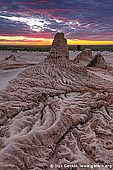 landscapes stock photography | Sunset Over The Walls of China, Mungo National Park, NSW, Australia, Image ID AU-MUNGO-0018. Magnificent sunset after stormy day. Bad weather makes great light for landscape photography. That was proved again in Mungo National Park, NSW, Australia with famous sand lunette formations called the Walls of China.