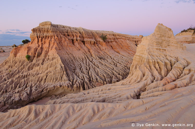 landscapes stock photography | Dusk at The Walls of China, Mungo National Park, NSW, Australia, Image ID AU-MUNGO-0024