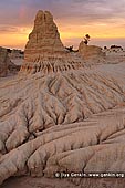 landscapes stock photography | The Walls of China after Storm, Mungo National Park, NSW, Australia, Image ID AU-MUNGO-0028. Passed storm left dramatic clouds at sunset and the Sun created beautiful light above the Walls of China in Mungo National Park on NSW Outback in Australia.