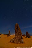 landscapes stock photography | The Pinnacles and Star Trails, Nambung National Park, WA, Australia, Image ID AU-WA-PINNACLES-0006. 