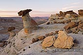 landscapes stock photography | Stud Horse Point Hoodoos at Twilight, Stud Horse Point, Page, Arizona, USA, Image ID USA-ARIZONA-STUD-HORSE-POINT-0005. 