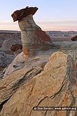 landscapes stock photography | Hoodoos at Dusk, Stud Horse Point, Page, Arizona, USA, Image ID USA-ARIZONA-STUD-HORSE-POINT-0003. 