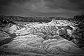 Zabriskie Point in Black and White - Fine art print of Death Valley, California, USA - Fine art black and white photo of the Zabriskie Point in Death Valley National Park, California, USA. - Image ID: US-DEATH-VALLEY-0012