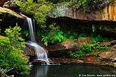 landscapes stock photography | Upper Gledhill Falls, Ku-ring-gai Chase National Park, NSW, Australia, Image ID NSW-GLEDHILL-FALLS-0001. 