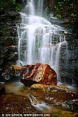 landscapes stock photography | Edith Falls, Valley of the Waters Creek, Blue Mountains National Park, New South Wales (NSW), Australia, Image ID AU-EDITH-FALLS-0001. Named in the early 1900s, Edith Falls is located in the Valley of the Waters right below Sylvia Falls and above Lodore Falls, which begins at the edge of the 17 sandstone stepping stones.