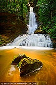 landscapes stock photography | Empress Falls, Valley of the Waters Creek, Blue Mountains National Park, New South Wales (NSW), Australia, Image ID AU-EMPRESS-FALLS-0004. Empress Falls, waterfalls in the Valley of the Waters Creek in Blue Mountains National Park, NSW, Australia, after heavy rains.