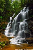 landscapes stock photography | Sylvia Falls, Valley of the Waters Creek, Blue Mountains National Park, New South Wales (NSW), Australia, Image ID AUWF0018. 
