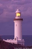 lighthouses stock photography | The Norah Head Lighthouse at Dusk, Central Coast, Norah Head, NSW, Image ID AULH0022. 