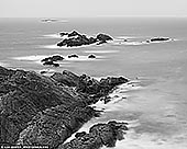 portfolio stock photography | Seal Rocks, Sugarloaf Bay, Great Lakes, NSW, Australia, Image ID AUSTRALIAN-COAST-BW-0007. Beautiful minimalistic black and white photograph of the rocky coast near Sugarloaf Point Lighthouse in Seal Rocks, NSW, Australia.