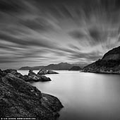 portfolio stock photography | Stormy Morning at Kumomi Bay, Kumomi, Izu Peninsula, Shizuoka Prefecture, Japan, Image ID JAPAN-KUMOMI-0001. Long exposure image of a stormy morning at Kumomi Port (Suruga Bay) in Kumomi on Izu Peninsula, Shizuoka Prefecture, Japan.