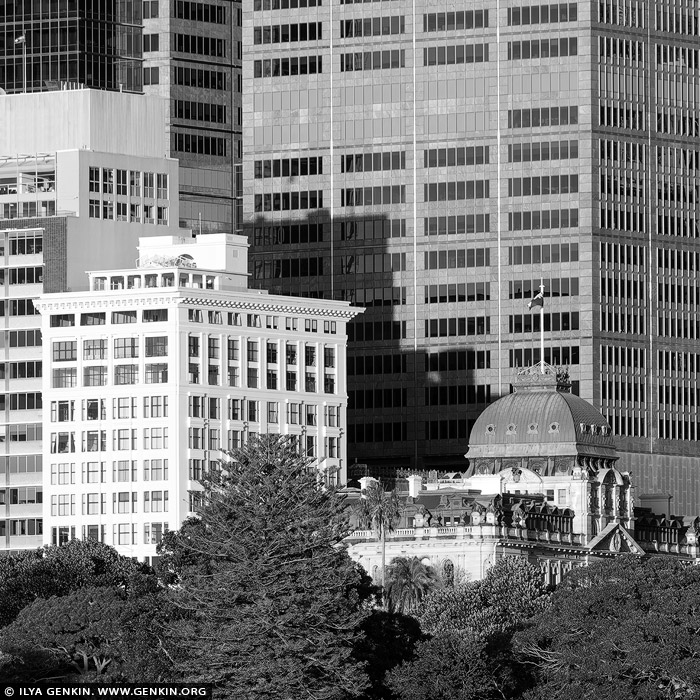portfolio stock photography | The Astor and Chief Secretary's Building, Sydney, NSW, Australia, Image ID SYDNEY-IN-SQUARE-0025