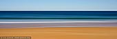 portfolio stock photography | Flow and Motion #1, Narrabeen, Sunny, Sydney, NSW, Australia, Image ID FLOW-AND-MOTION-0001. Abstract panoramic photo of layers of sand, water and sky on the Narrabeen beach in Sydney, NSW, Australia on a sunny day.