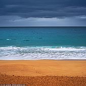 portfolio stock photography | Layers of Sand, Water and Sky, Sydney, NSW, Australia, Image ID AU-PACIFIC-OCEAN-0004. Abstract photo of layers of sand, foam, water and sky near the coast of Sydney, NSW, Australia.