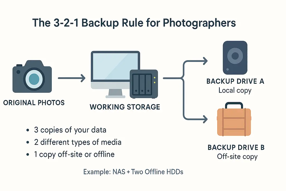 The 3-2-1 Backup Rule for Photographers
