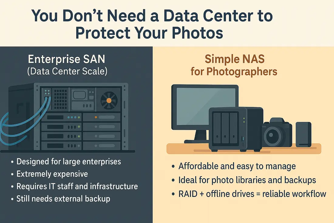 Enterprise SAN vs NAS for Photographers