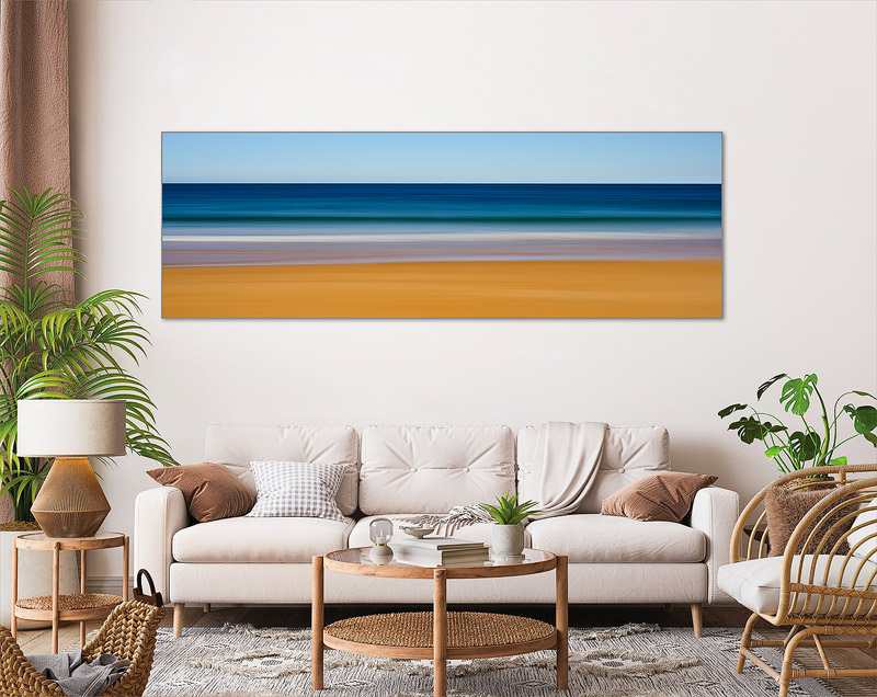 Large Wall Art in a Living Room